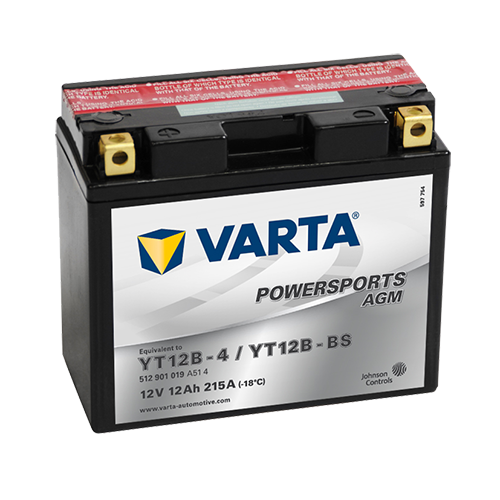 VARTA POWERSPORTS 12V/12Ач (YT12B/YT12B-BS) AGM